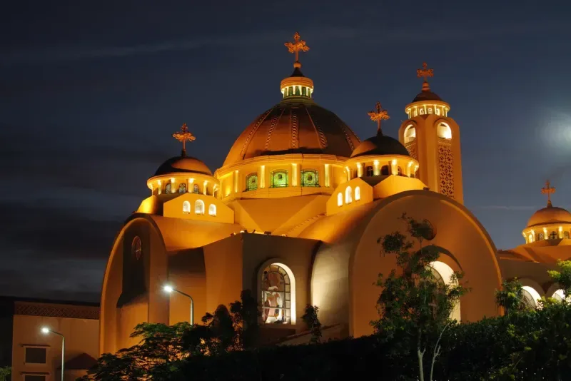 la iglesia ortodoxa copta en Sharm El Sheikh
